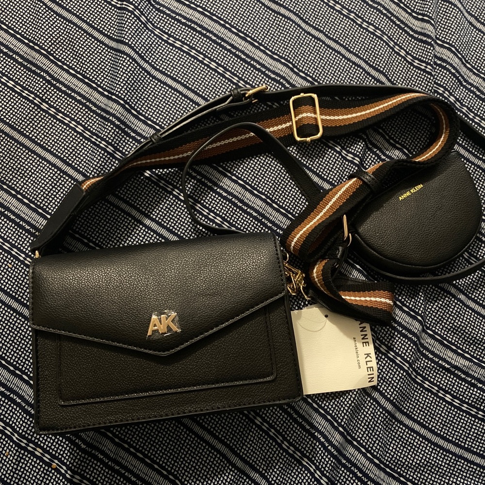 Anne Klein Flap Crossbody Bag